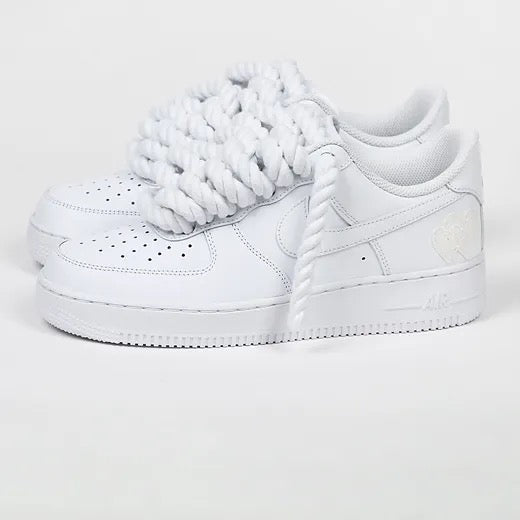 Custom Roped AF1s (White)
